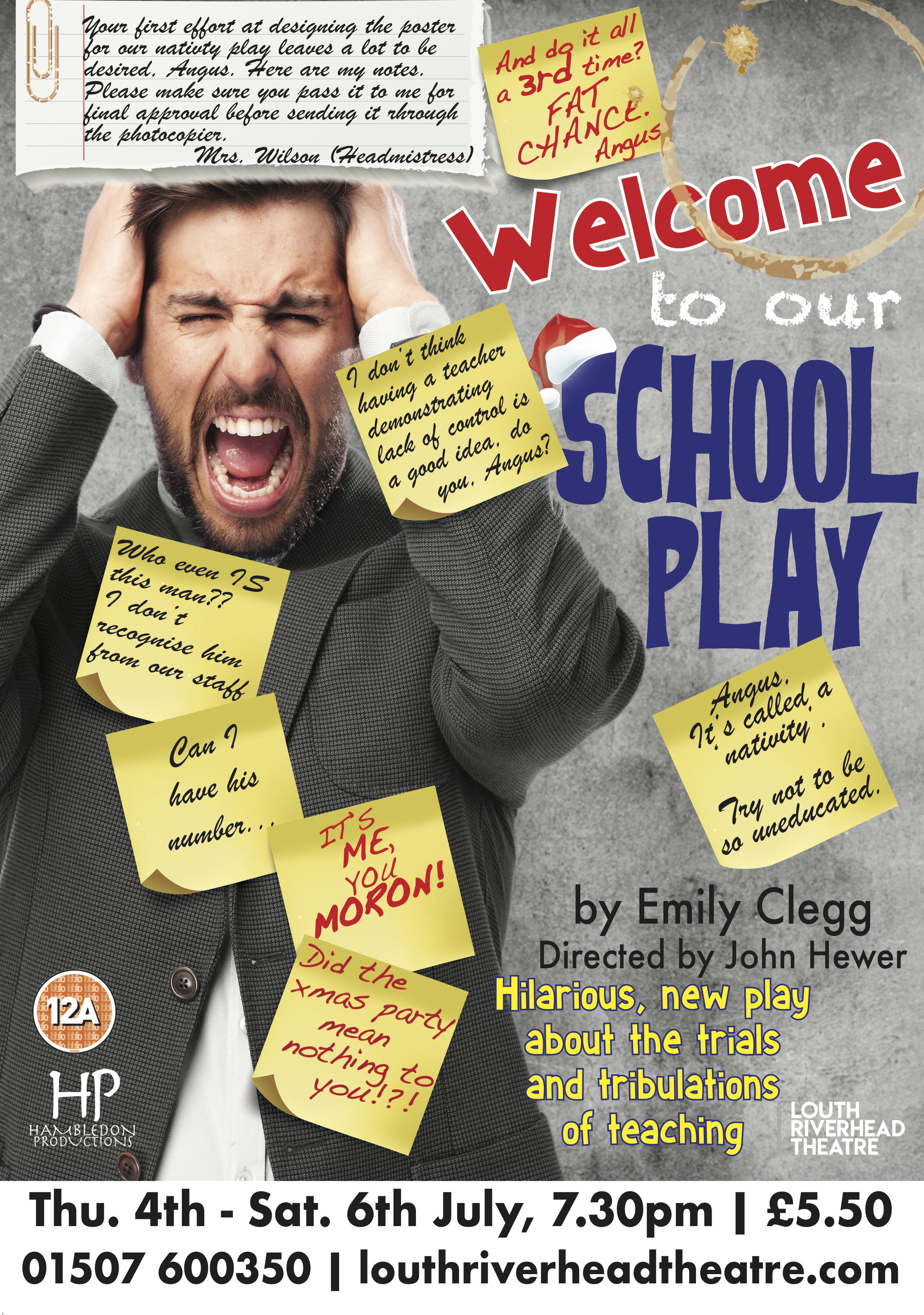 Welcome to our School Play poster