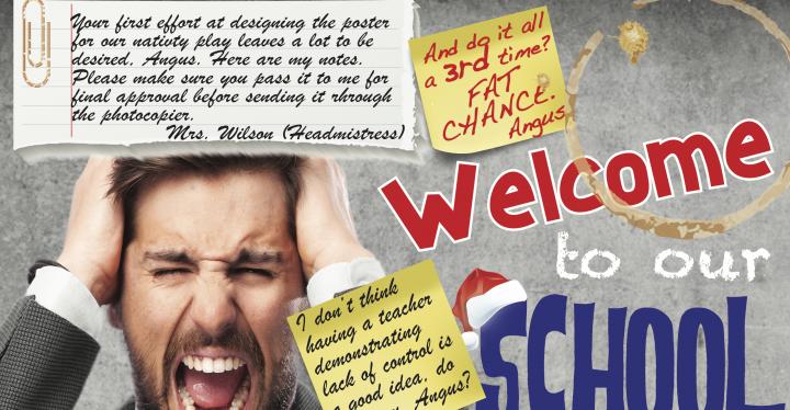 Welcome to our School Play poster